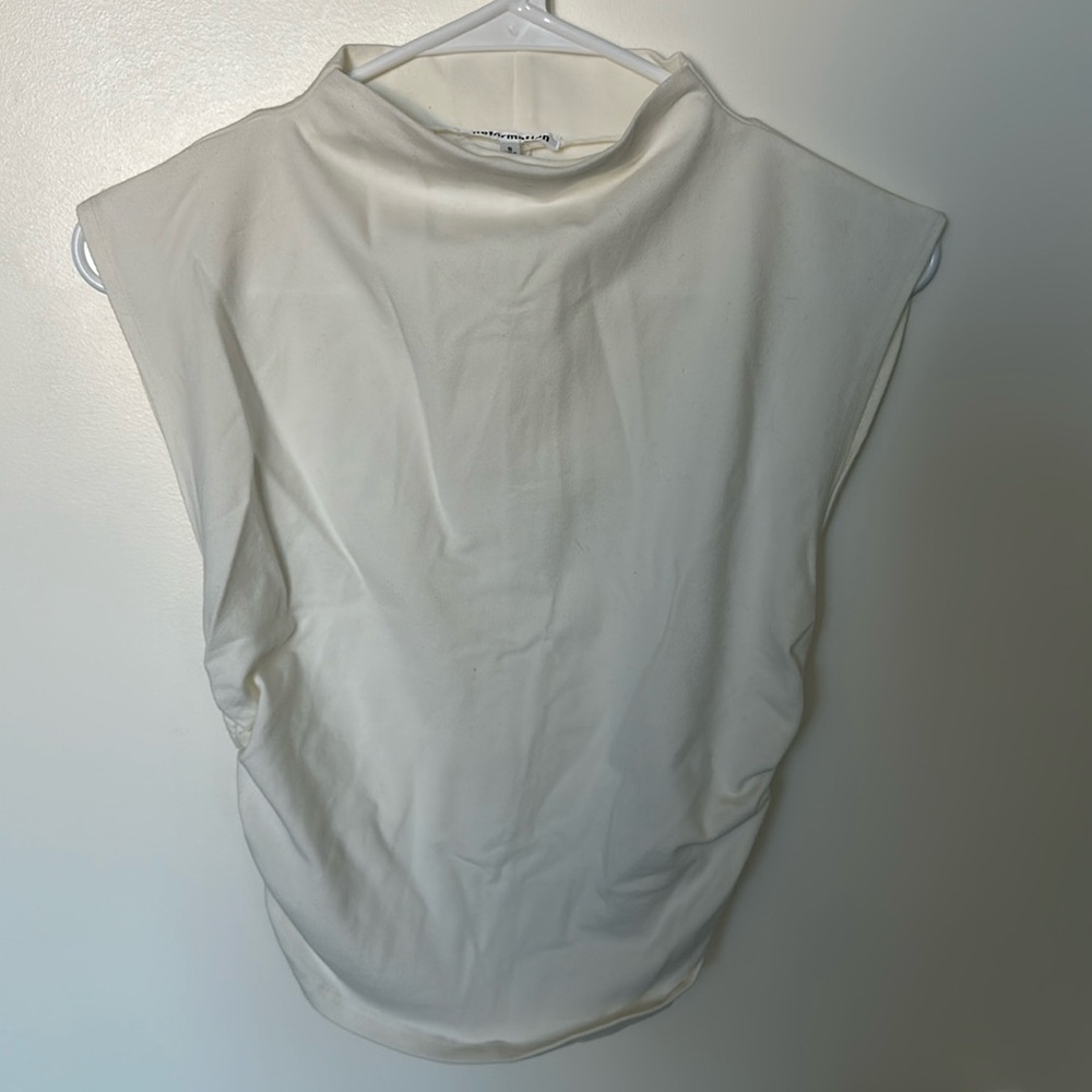 Reformation Lindy white top